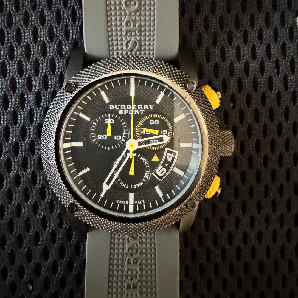 Burberry Sport Chronograph Men’s Watch BU7713 – Swiss Made